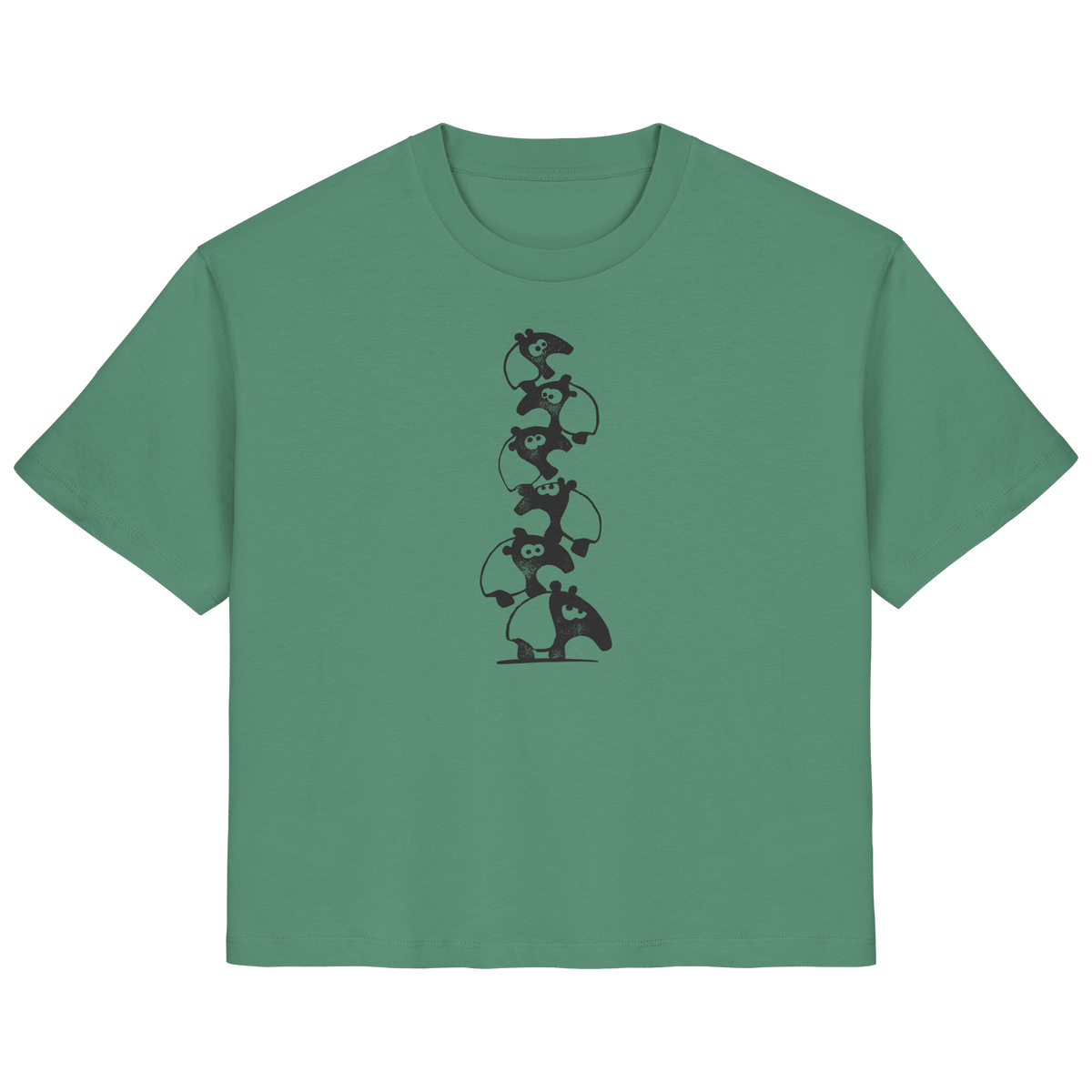 Lustiger Haufen aus Schabracken-Tapiren - Ladies Organic Shirt