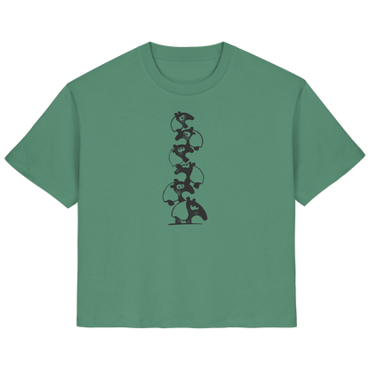 Lustiger Haufen aus Schabracken-Tapiren - Ladies Organic Shirt