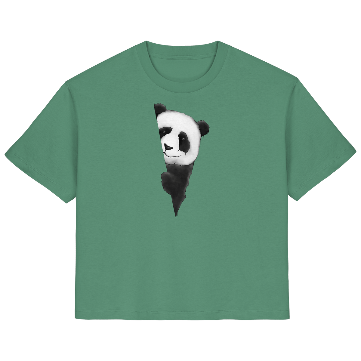 Panda Bär Illustration - Ladies Organic Shirt