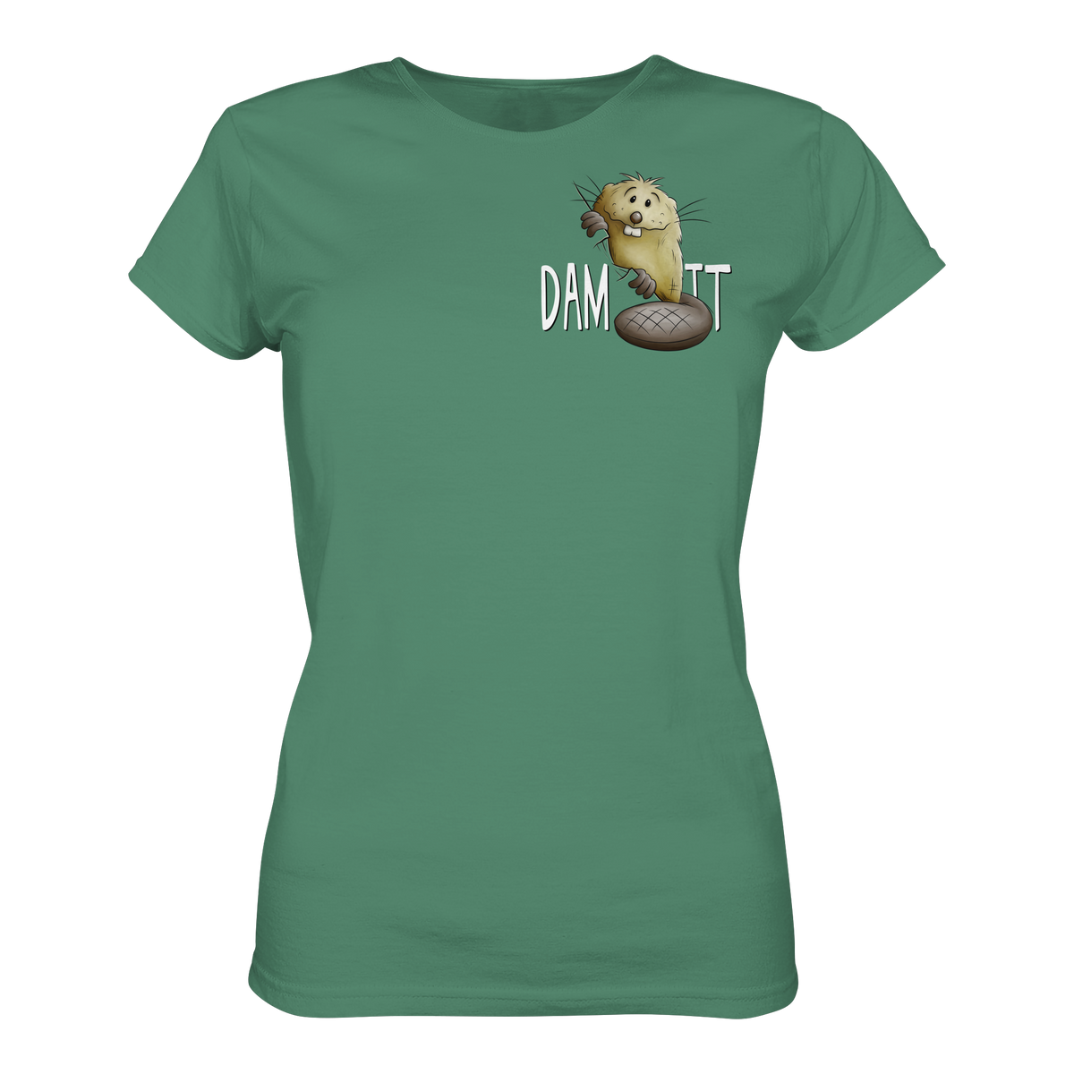 Dam It Verdammt Lustiger Biber - Ladies Organic Shirt