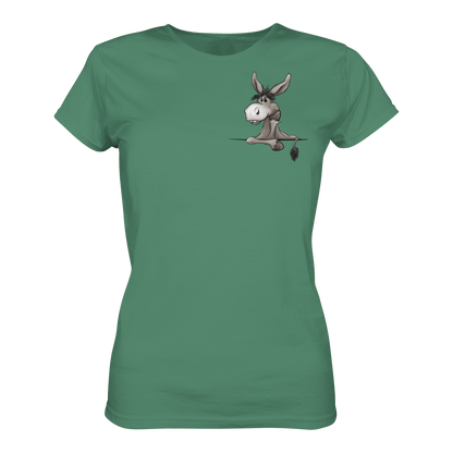 Lustiger lässiger Esel - Ladies Organic Shirt