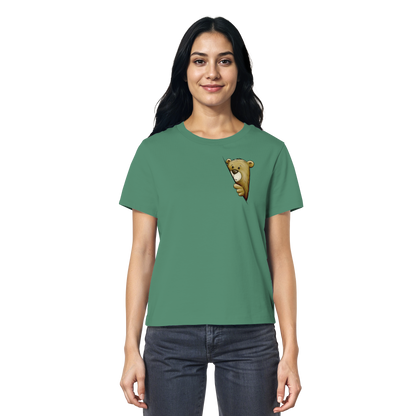 Funky Bär Illustration - Ladies Organic Shirt
