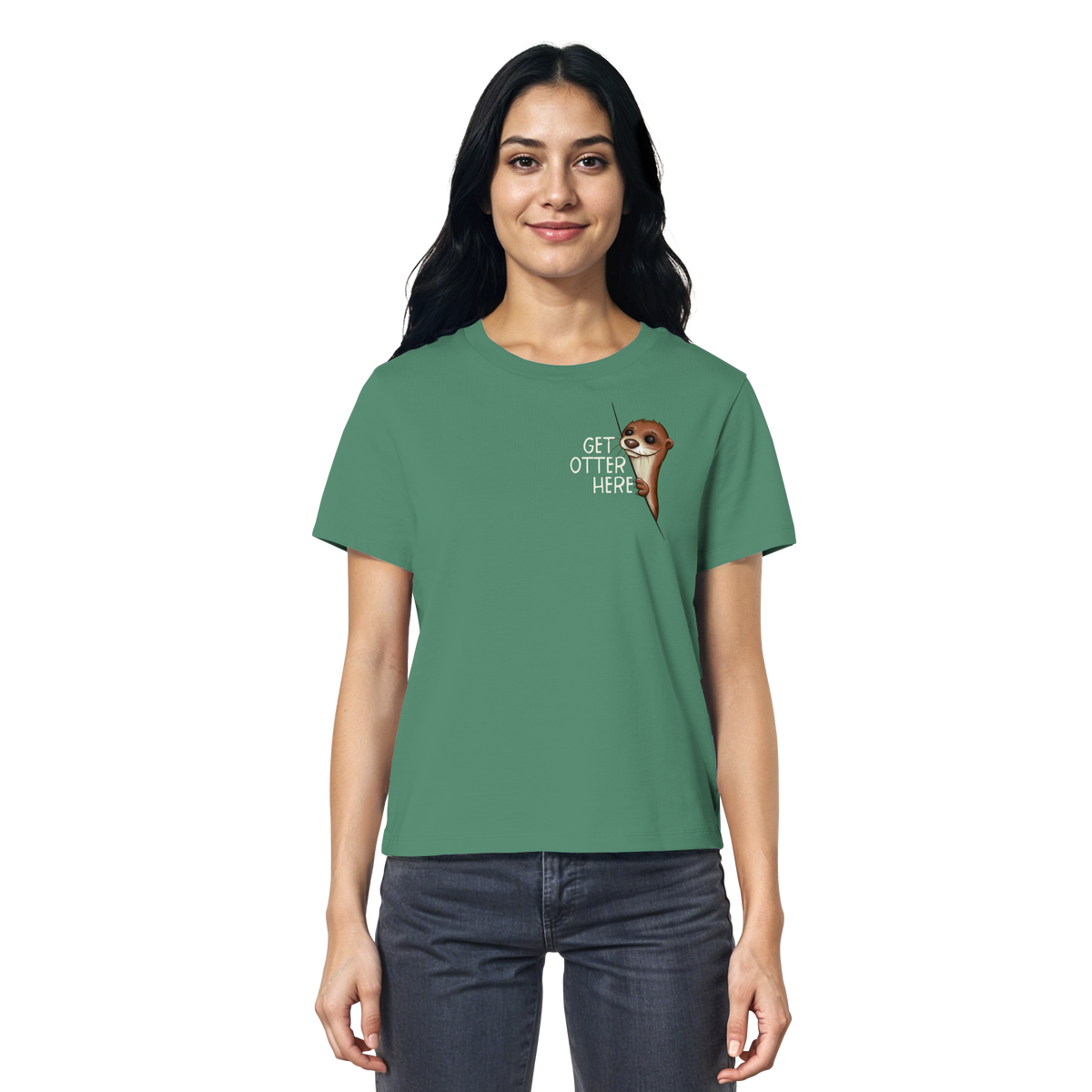 Get Otter Here | Lustiger Otter Kalauer - Ladies Organic Shirt