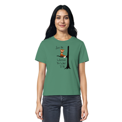 Just Be Whatever | Fuchs wie Eule - Ladies Organic Shirt