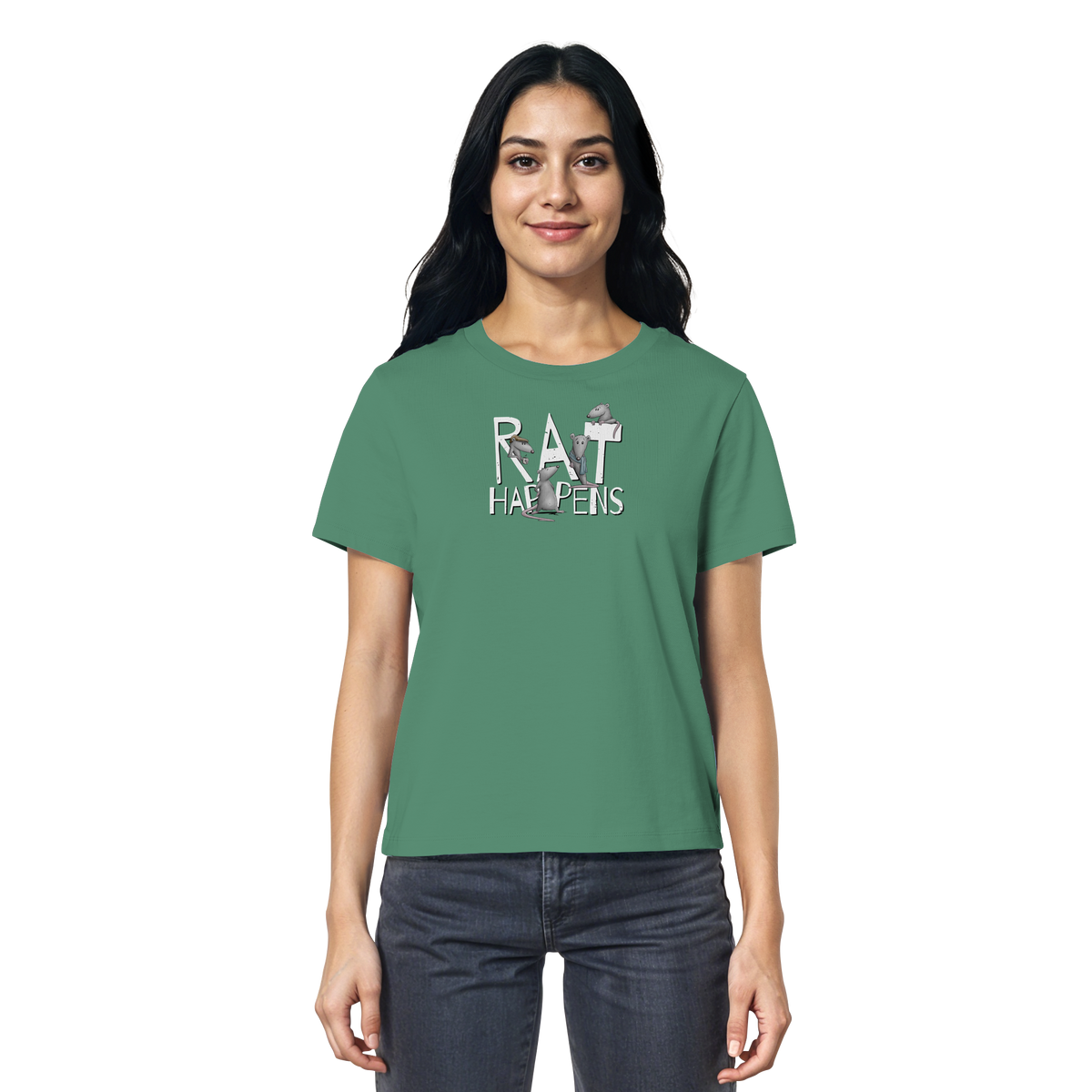 Rat Happens Ratten - Ladies Organic Shirt