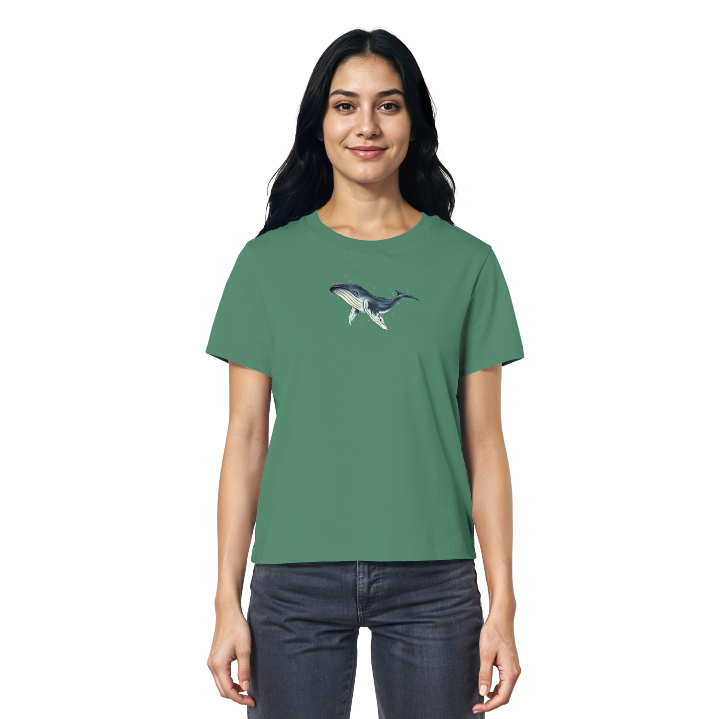 Tiefsee Ozean-Riese Buckelwal - Ladies Organic Shirt