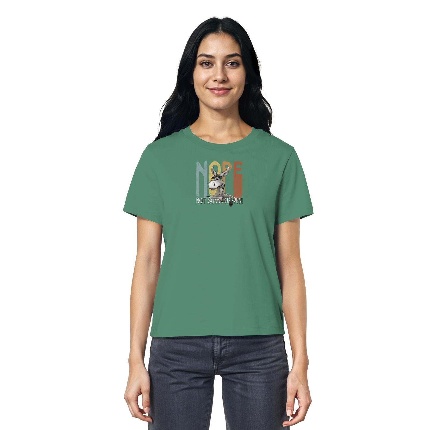 Nope | bockiger Esel - Ladies Organic Shirt