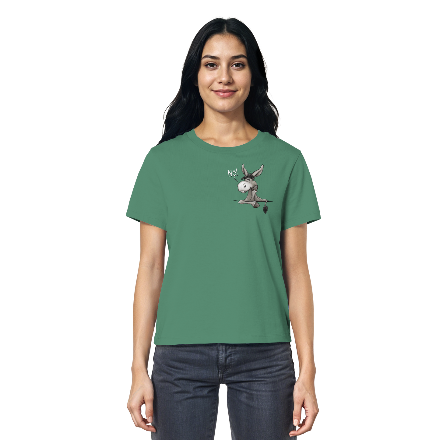 Nö! Störrischer Esel - Ladies Organic Shirt