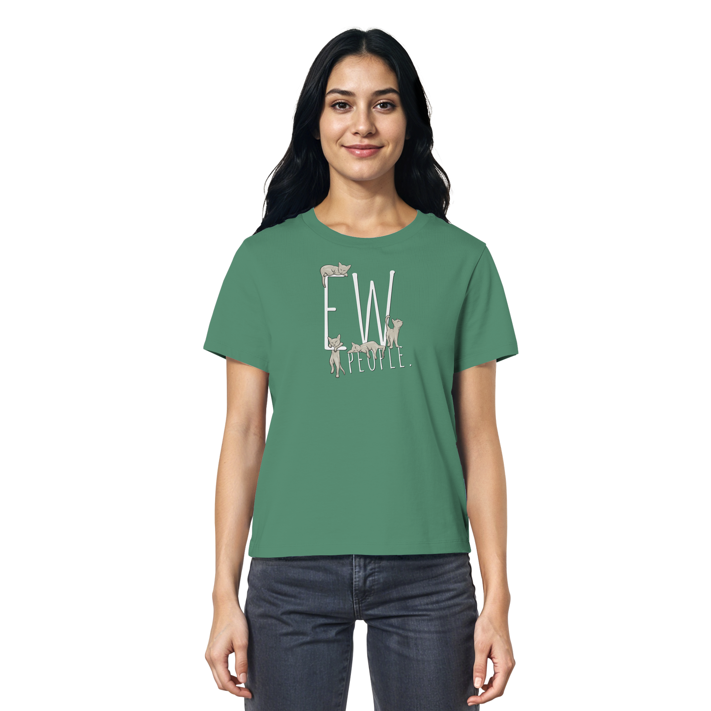 Ew, People. Sarkastische Katzen - Ladies Organic Shirt