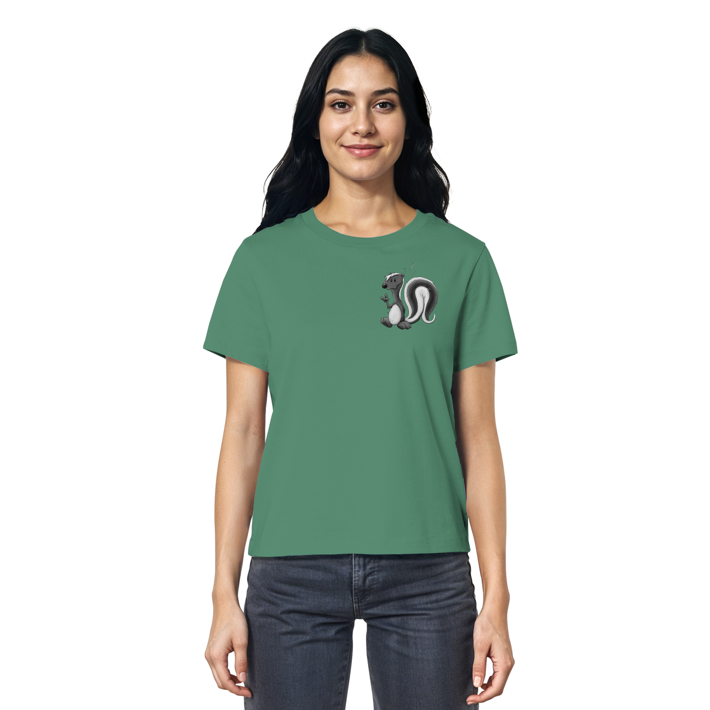 Lustig stinkiges Stinktier - Ladies Organic Shirt