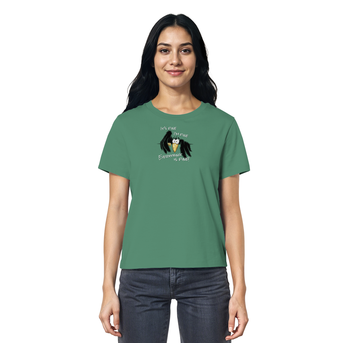 I’m Fine Rabe | Alles Gut Krähe - Ladies Organic Shirt