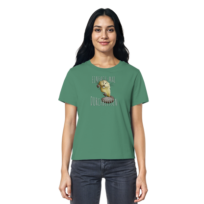 Einfach mal Durchbeissen Biber - Ladies Organic Shirt