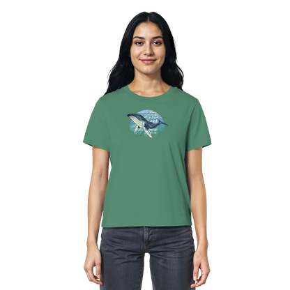 Retro Unterwasser Buckelwal - Ladies Organic Shirt