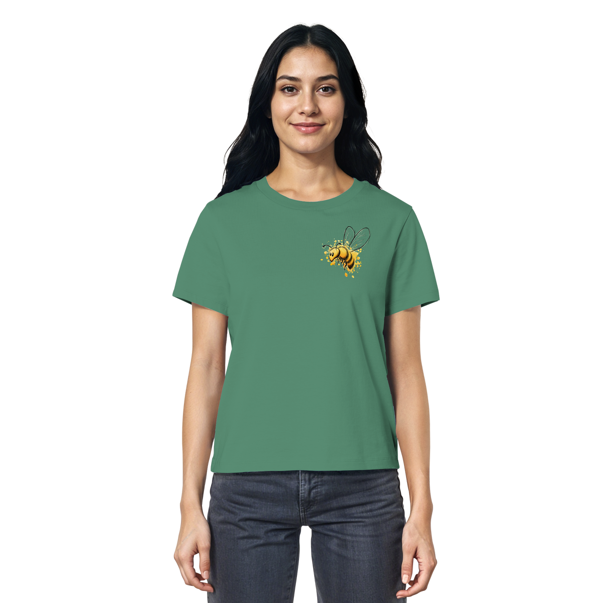 Lässige kleine Honig-Biene - Ladies Organic Shirt