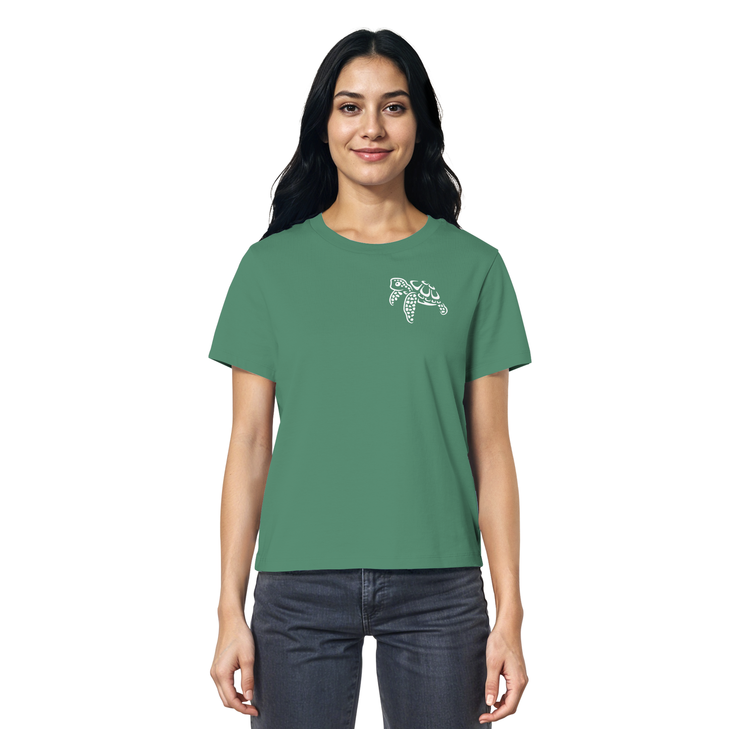 schwimmende Meeres-Schildkröte - Ladies Organic Shirt