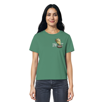 Dam It Verdammt Lustiger Biber - Ladies Organic Shirt