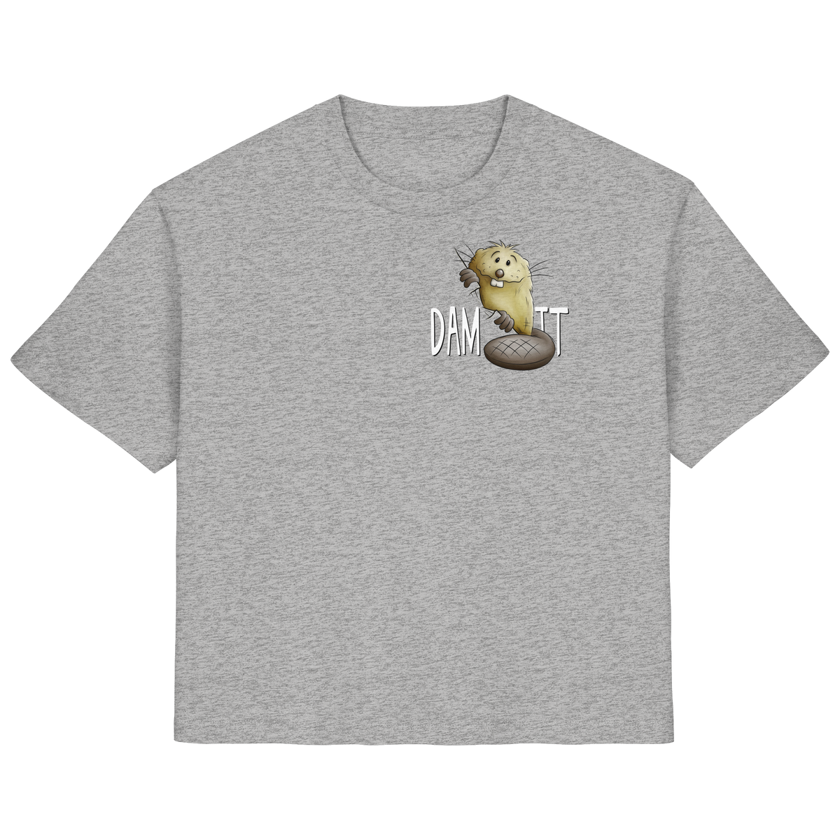Dam It Verdammt Lustiger Biber - Ladies Organic Shirt