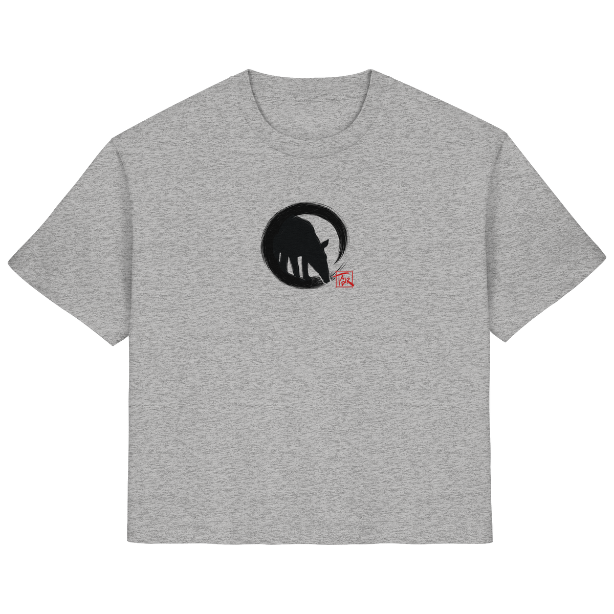 Zen Tapir im japanischen Enso Kreis - Ladies Organic Shirt