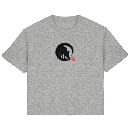 Zen Tapir im japanischen Enso Kreis - Ladies Organic Shirt