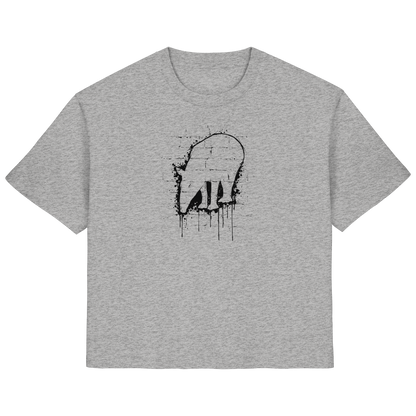Urban Street Art Tapir Silhouette - Ladies Organic Shirt
