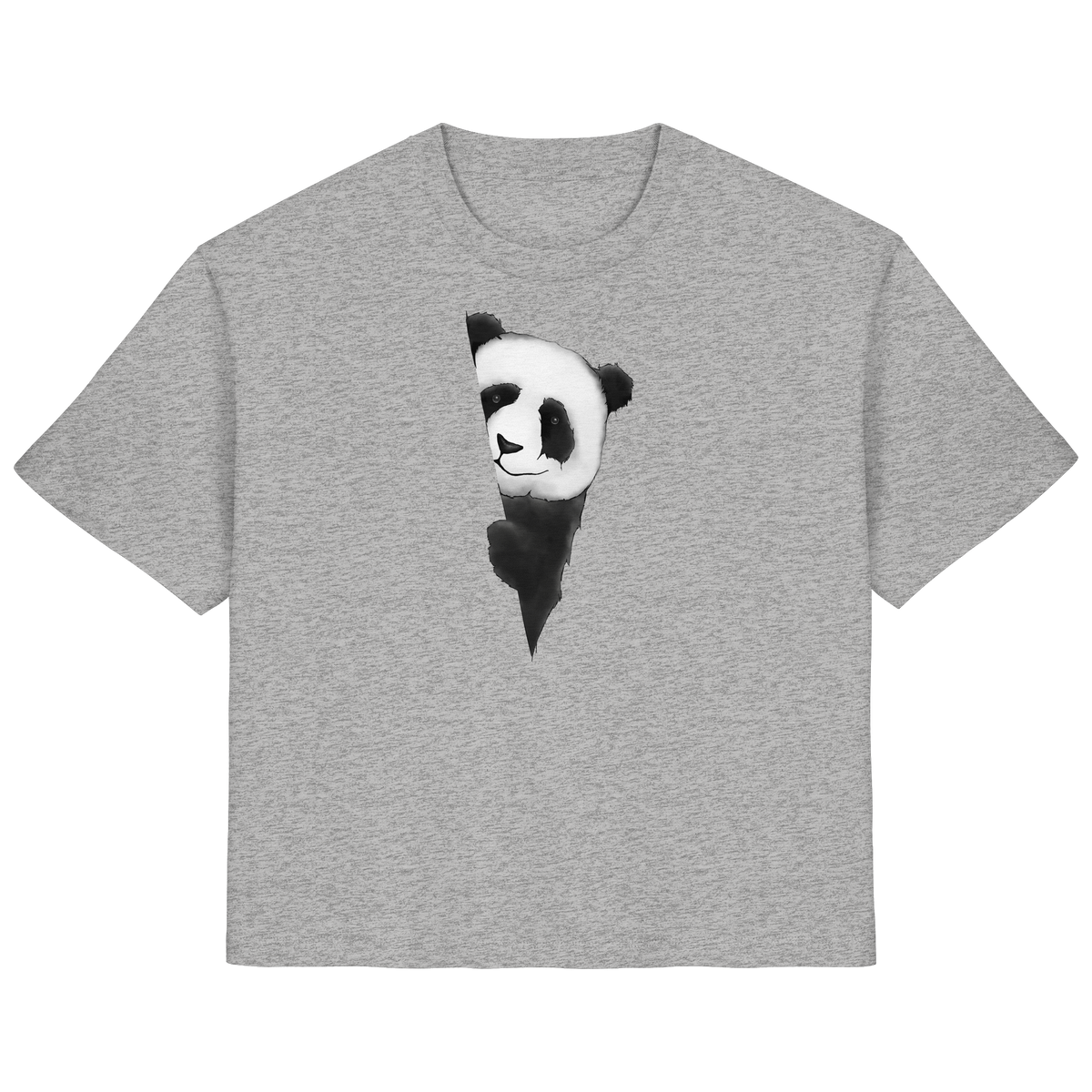 Panda Bär Illustration - Ladies Organic Shirt