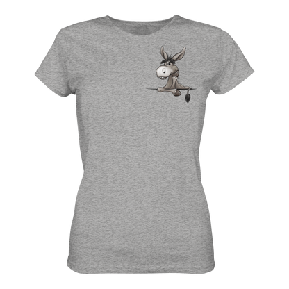 Lustiger lässiger Esel - Ladies Organic Shirt