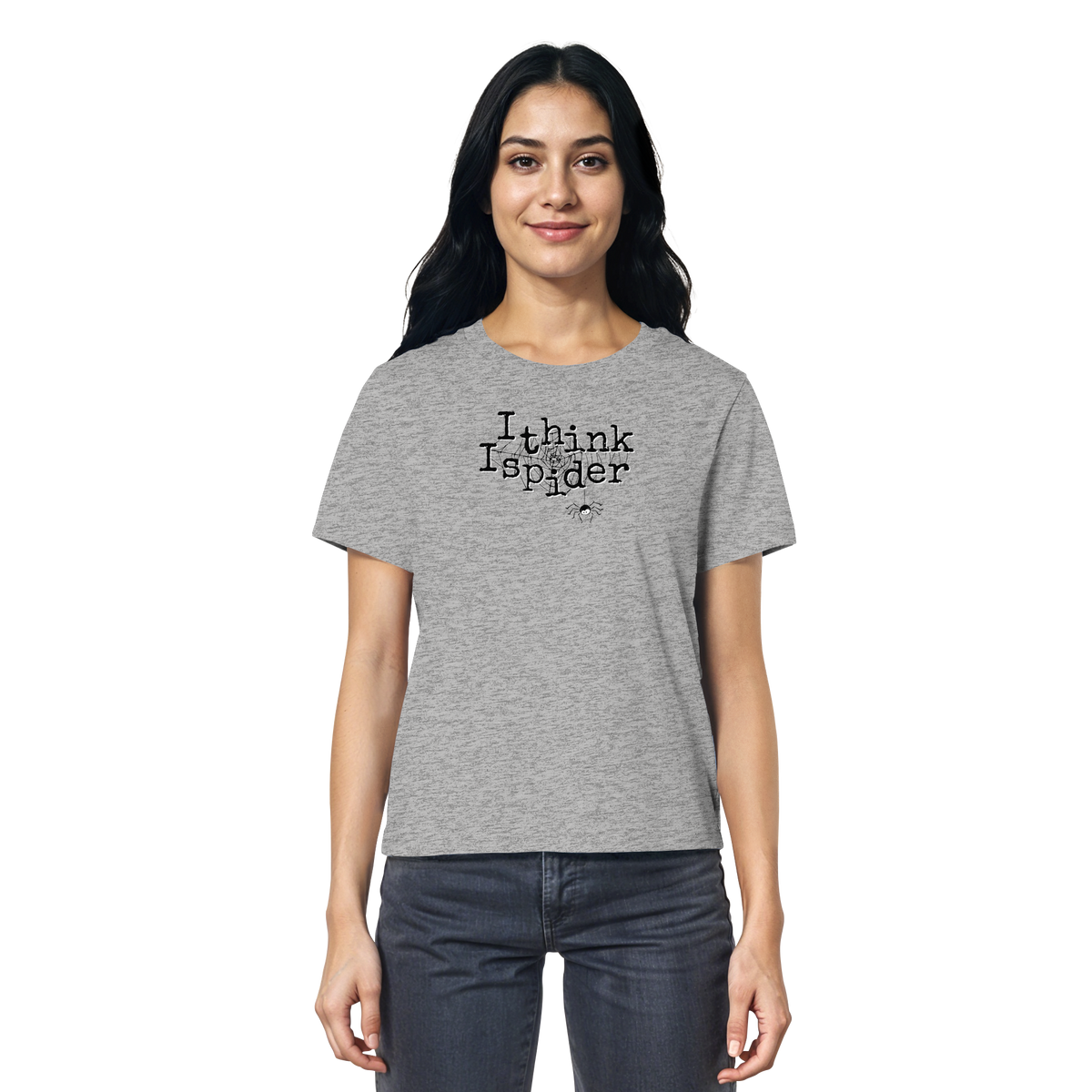 I think I spider - Spinne - Ladies Organic Shirt