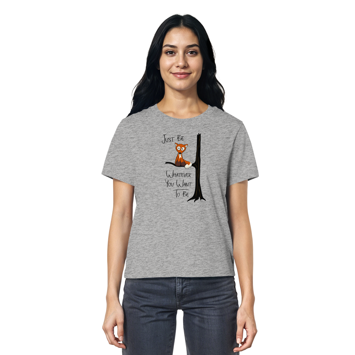 Just Be Whatever | Fuchs wie Eule - Ladies Organic Shirt