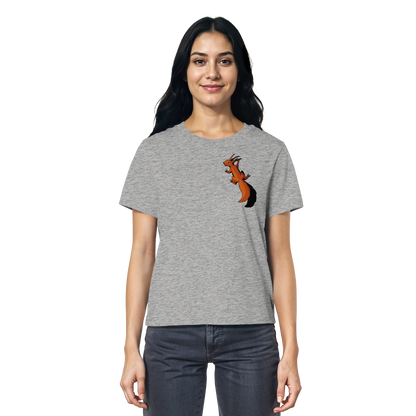 Süßes Eichhörnchen klettert - Ladies Organic Shirt