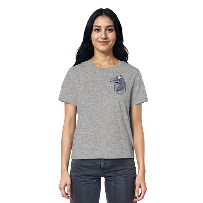 Grufti Rabe Krähe in der Tasche - Ladies Organic Shirt