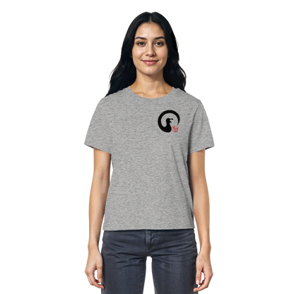 Moin kreischende japanische Enso Möwe - Ladies Organic Shirt