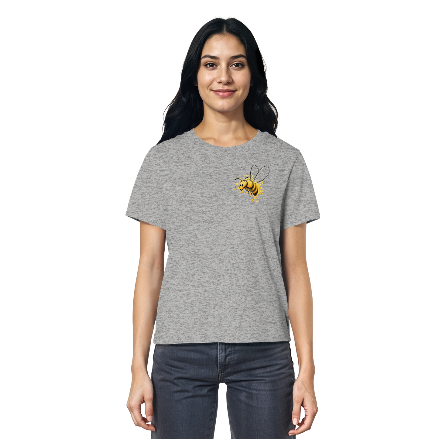 Lässige kleine Honig-Biene - Ladies Organic Shirt