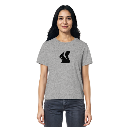 Eichhörnchen Silhouette - Ladies Organic Shirt