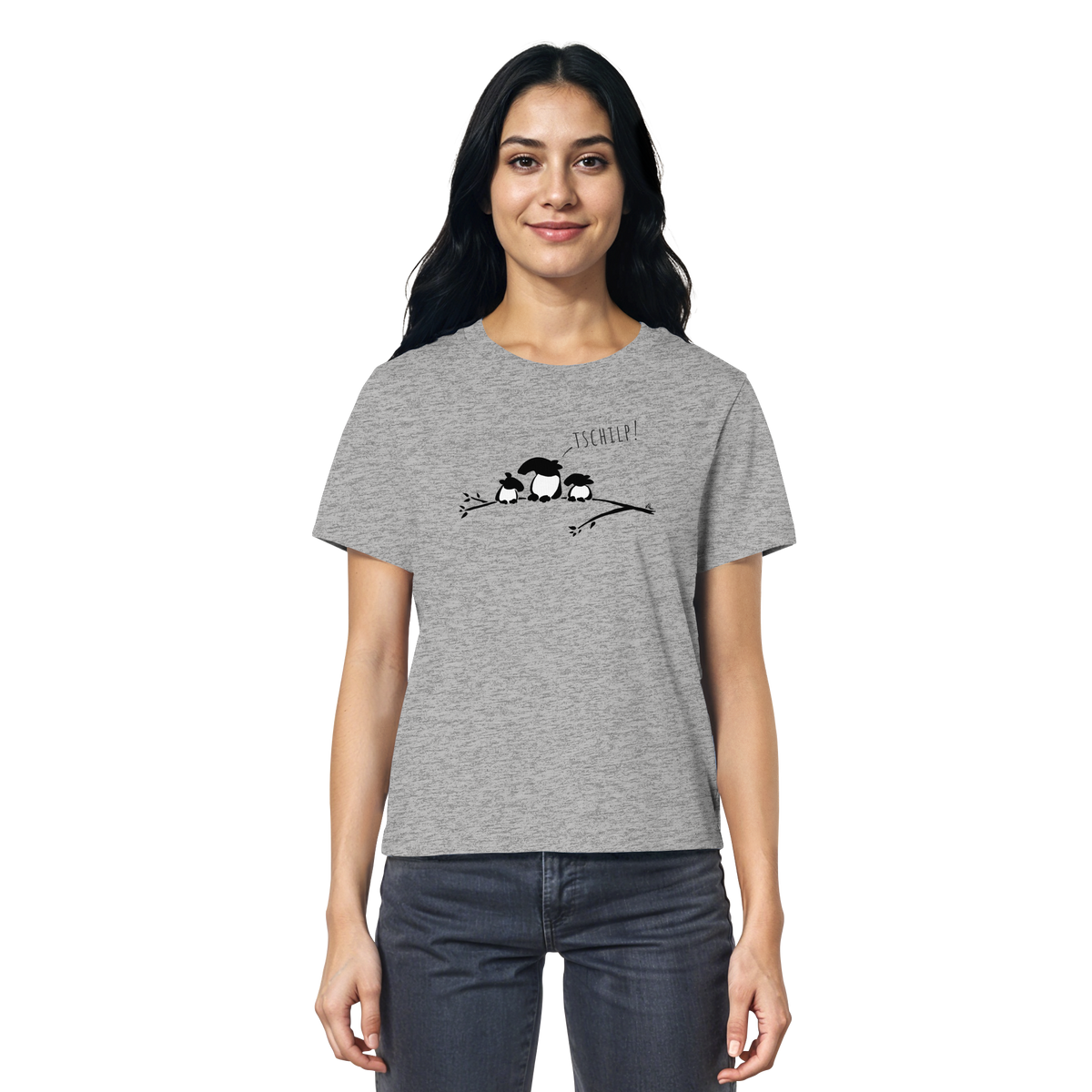 Drei kleine Tapir-Vögel - Ladies Organic Shirt