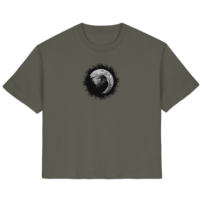 Schwarzer Rabe bei Vollmond  - Ladies Organic Shirt