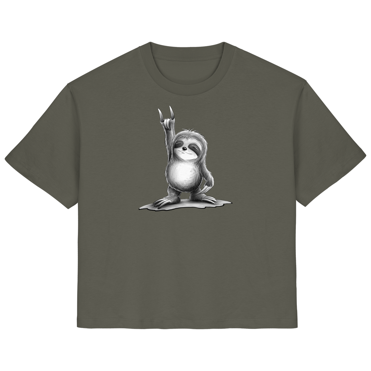 Rock On Party Faultier - Ladies Organic Shirt