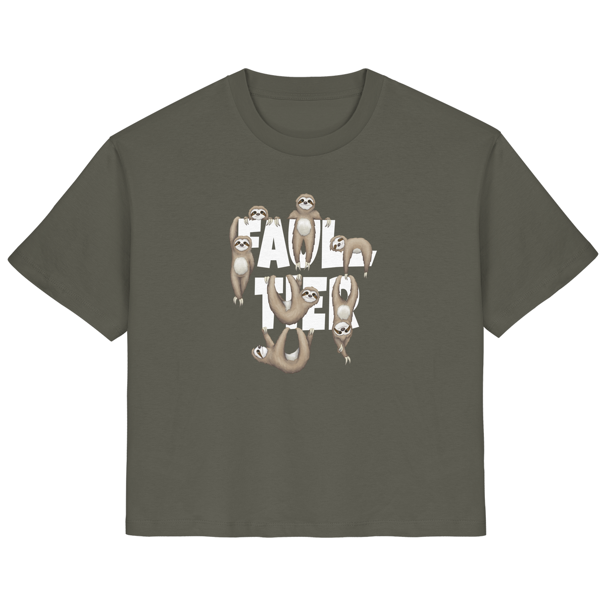 Viele gechillte Faultiere - Ladies Organic Shirt