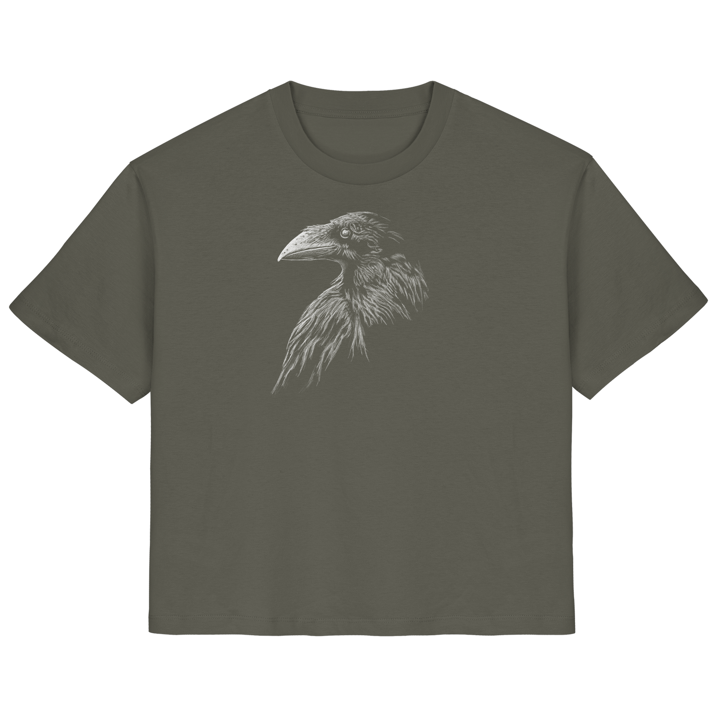 Kritzelkunst Rabe Krähe - Ladies Organic Shirt