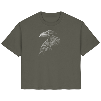 Kritzelkunst Rabe Krähe - Ladies Organic Shirt