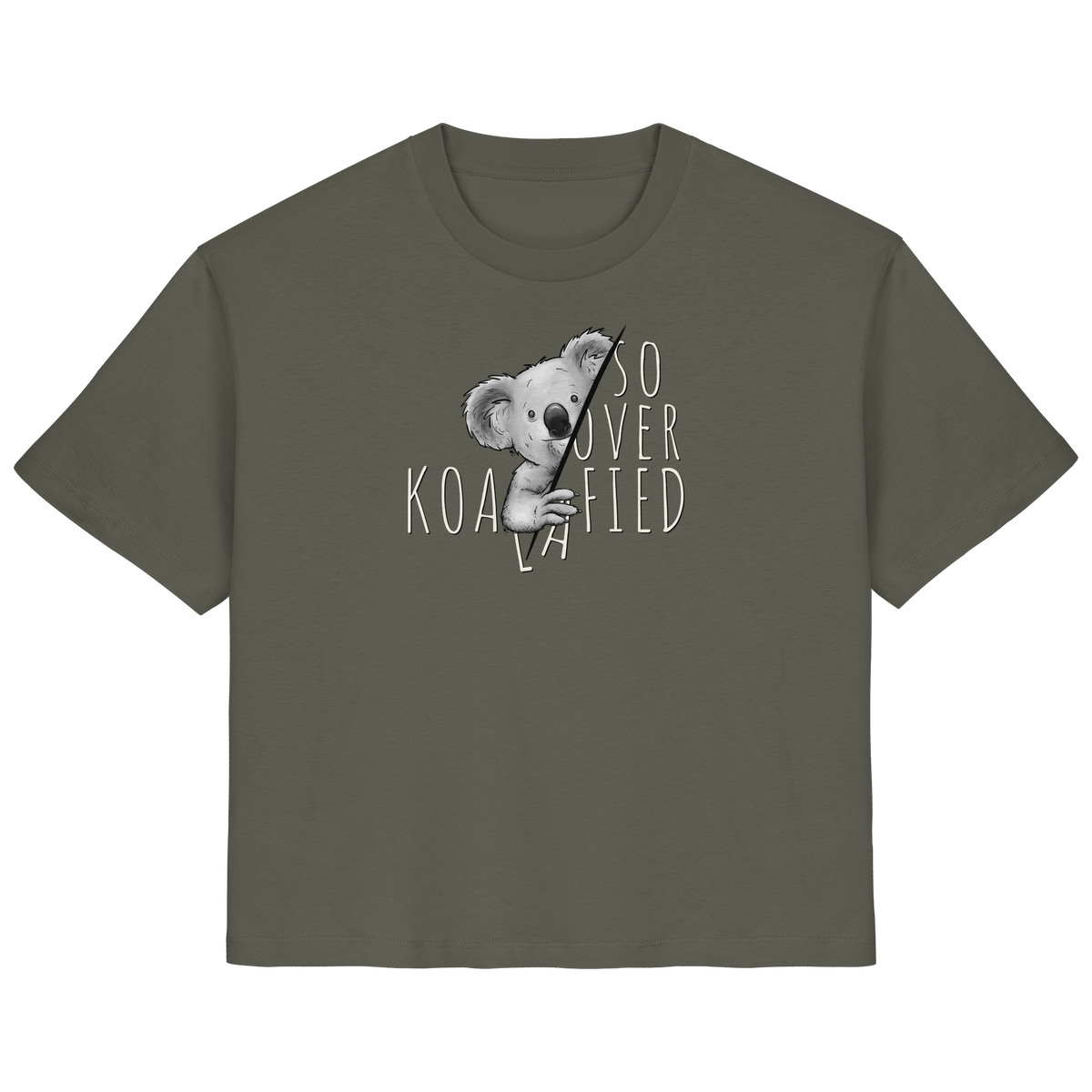 So Over-Koalafied Koala - Ladies Organic Shirt