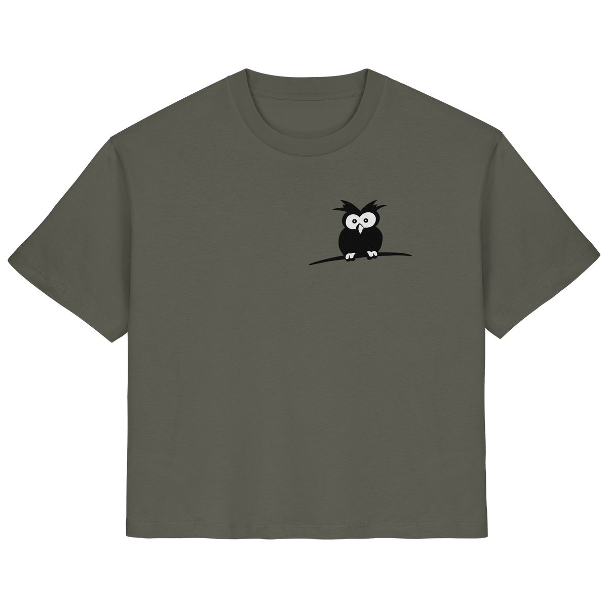 Kleine struppige Eule - Ladies Organic Shirt