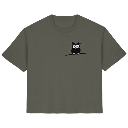 Kleine struppige Eule - Ladies Organic Shirt