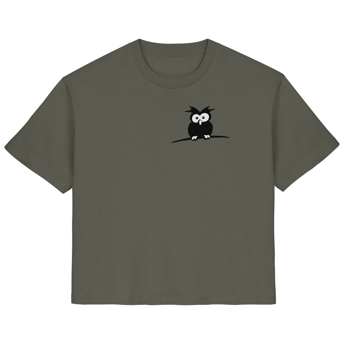Kleine struppige Eule - Ladies Organic Shirt