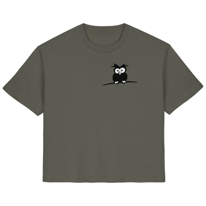 Kleine struppige Eule - Ladies Organic Shirt