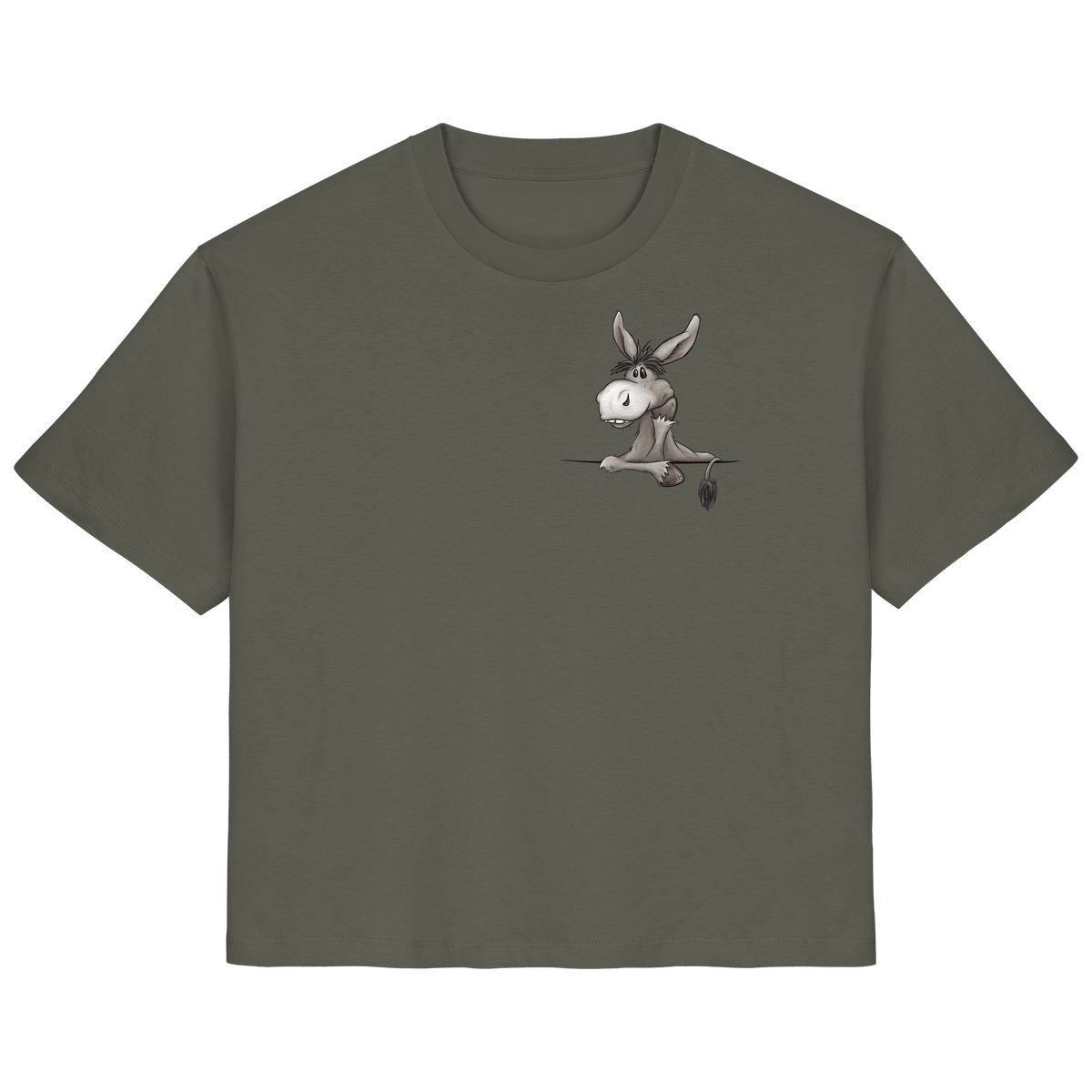 Lustiger lässiger Esel - Ladies Organic Shirt