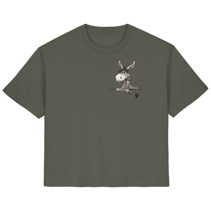Lustiger lässiger Esel - Ladies Organic Shirt