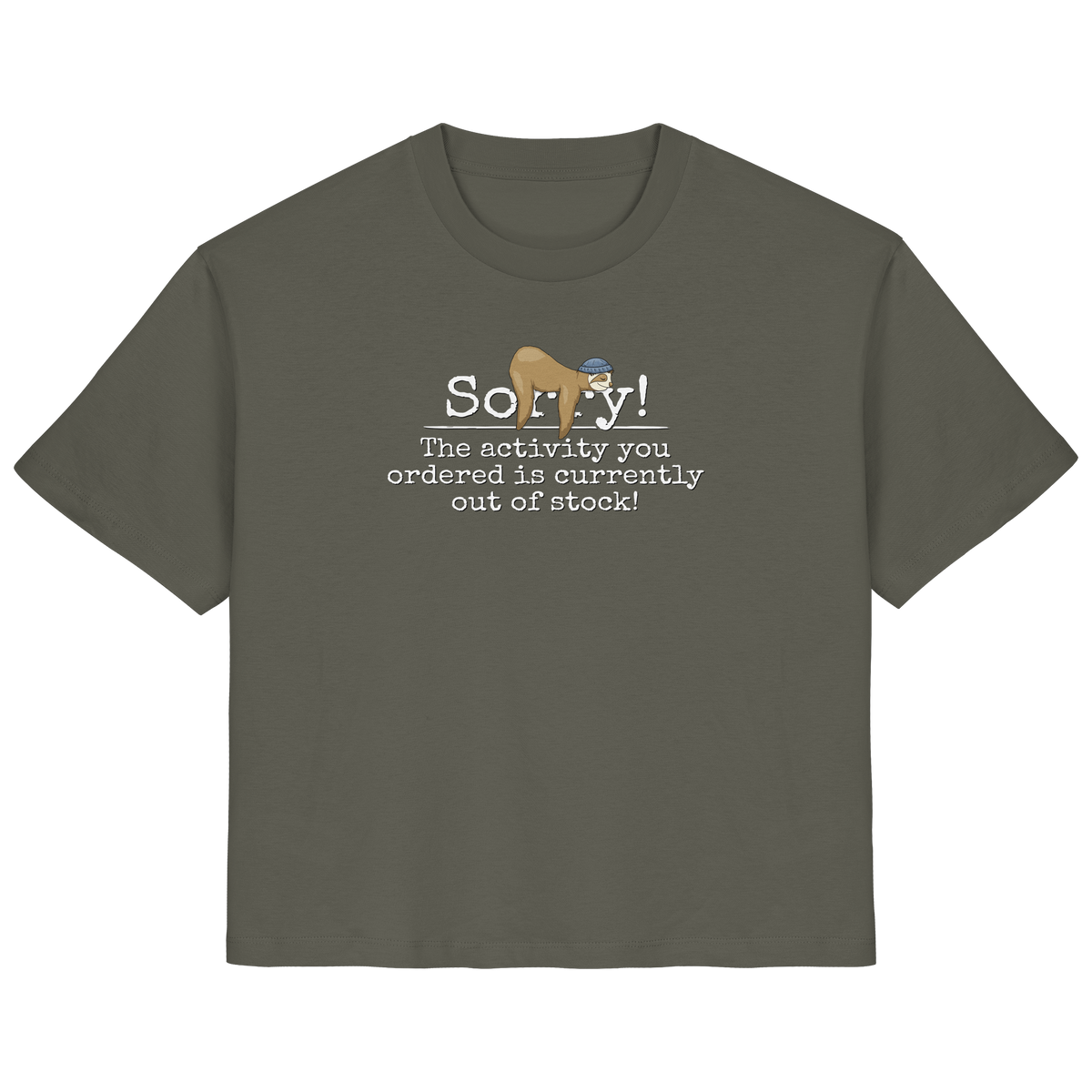 No-Activity Faultier - Ladies Organic Shirt