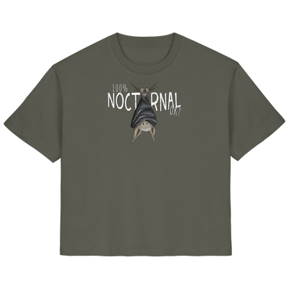 100% nachtaktive Fledermaus - Ladies Organic Shirt