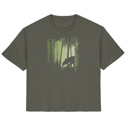 Lässiger Tapir im Zwielicht Wald - Ladies Organic Shirt
