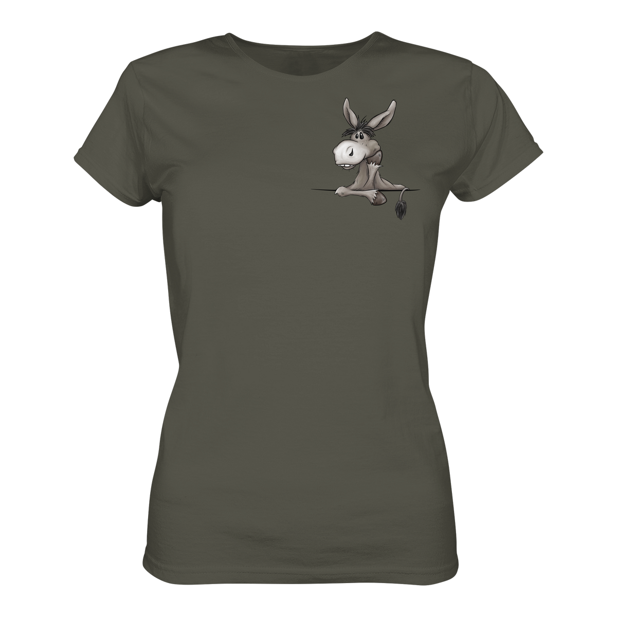 Lustiger lässiger Esel - Ladies Organic Shirt
